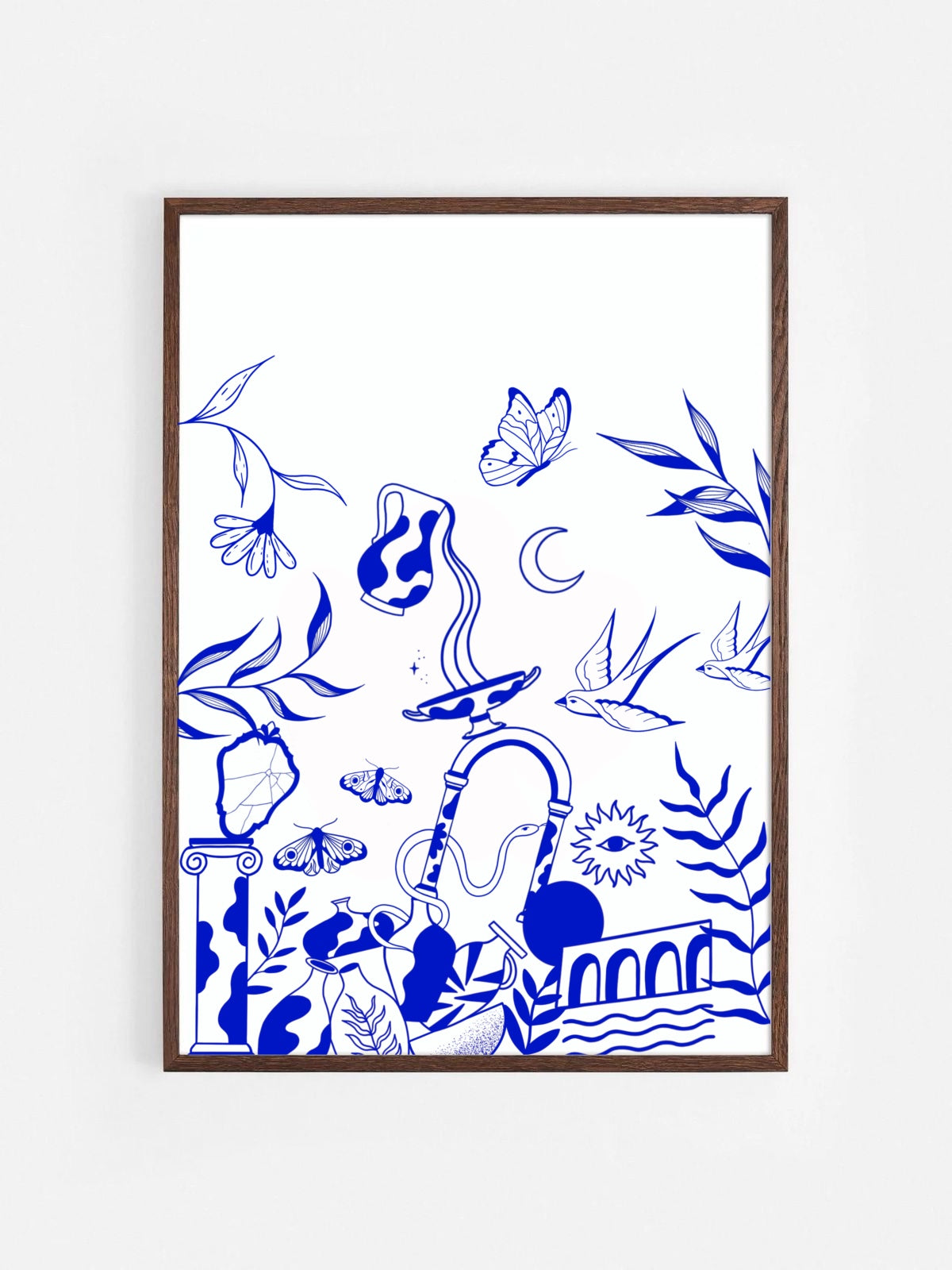 Print - Le monde bleu