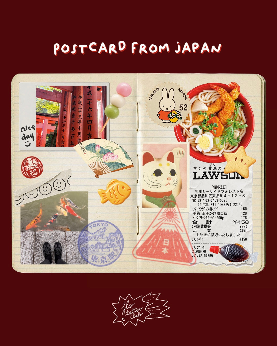 Mail Club - Édition spéciale JAPON « Postcard from Japan »
