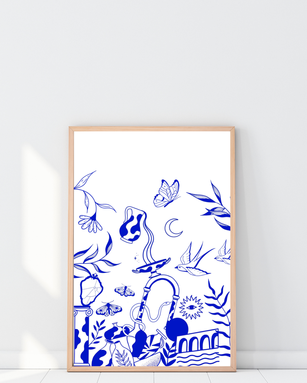 Print - Le monde bleu