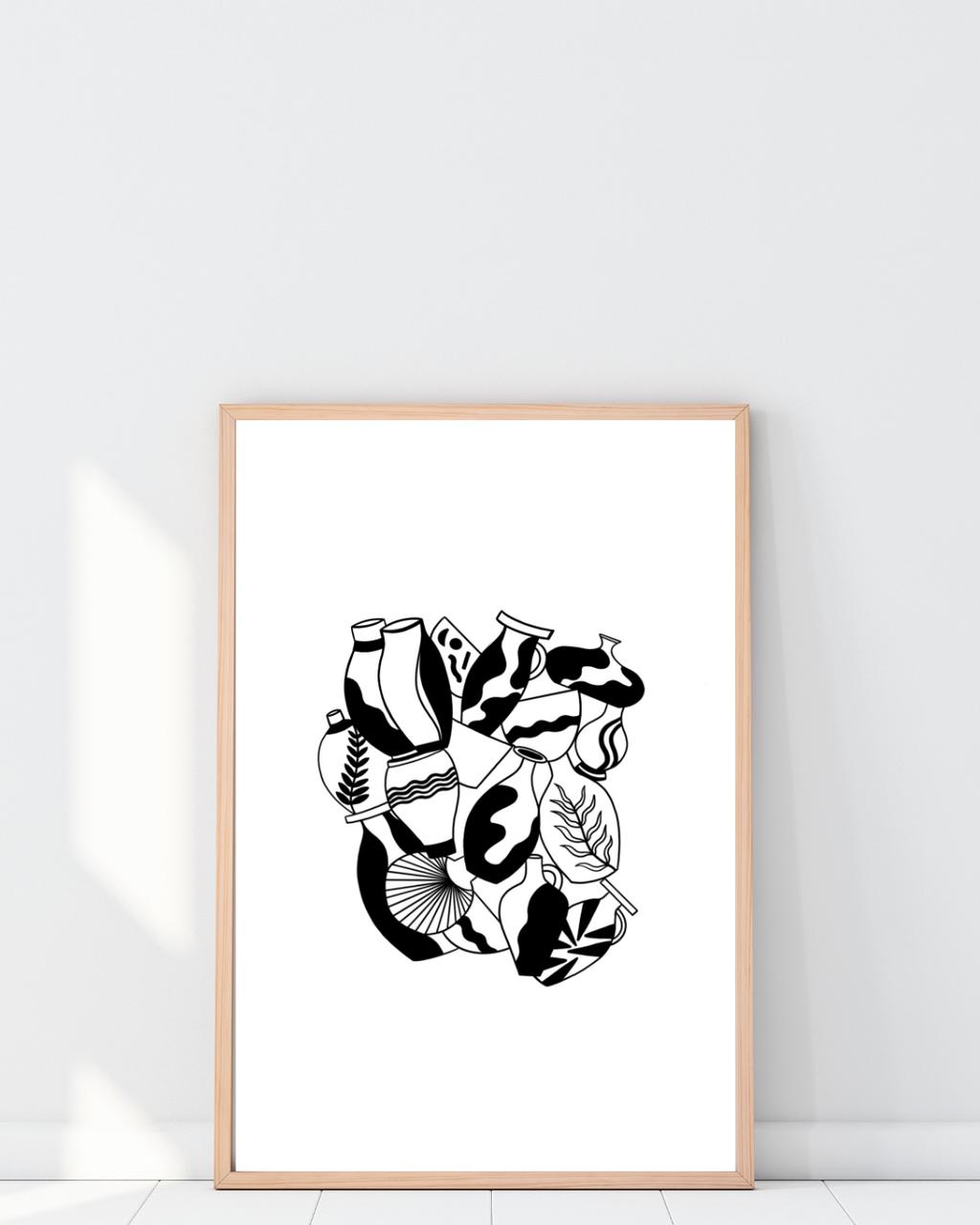 Print - Les vases en cascade