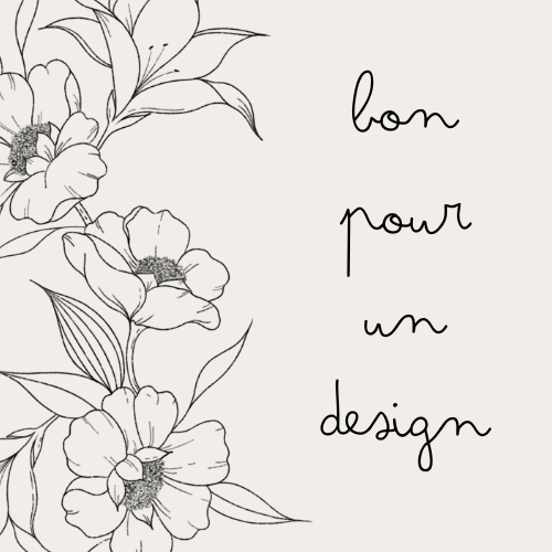 Bon pour un design