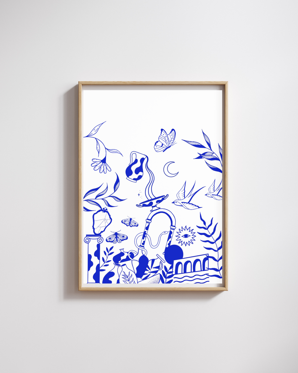 Print - Le monde bleu