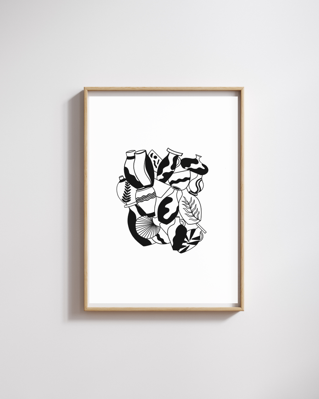 Print - Les vases en cascade