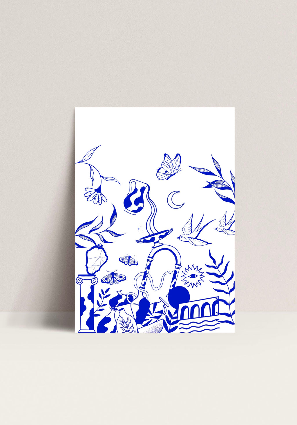Print - Le monde bleu