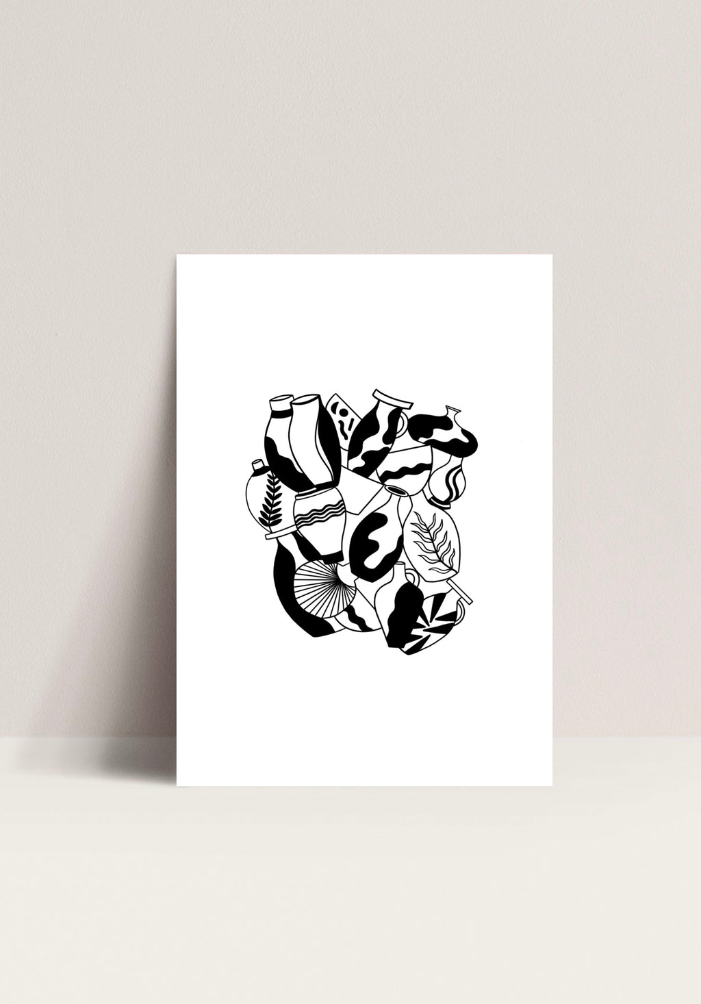 Print - Les vases en cascade