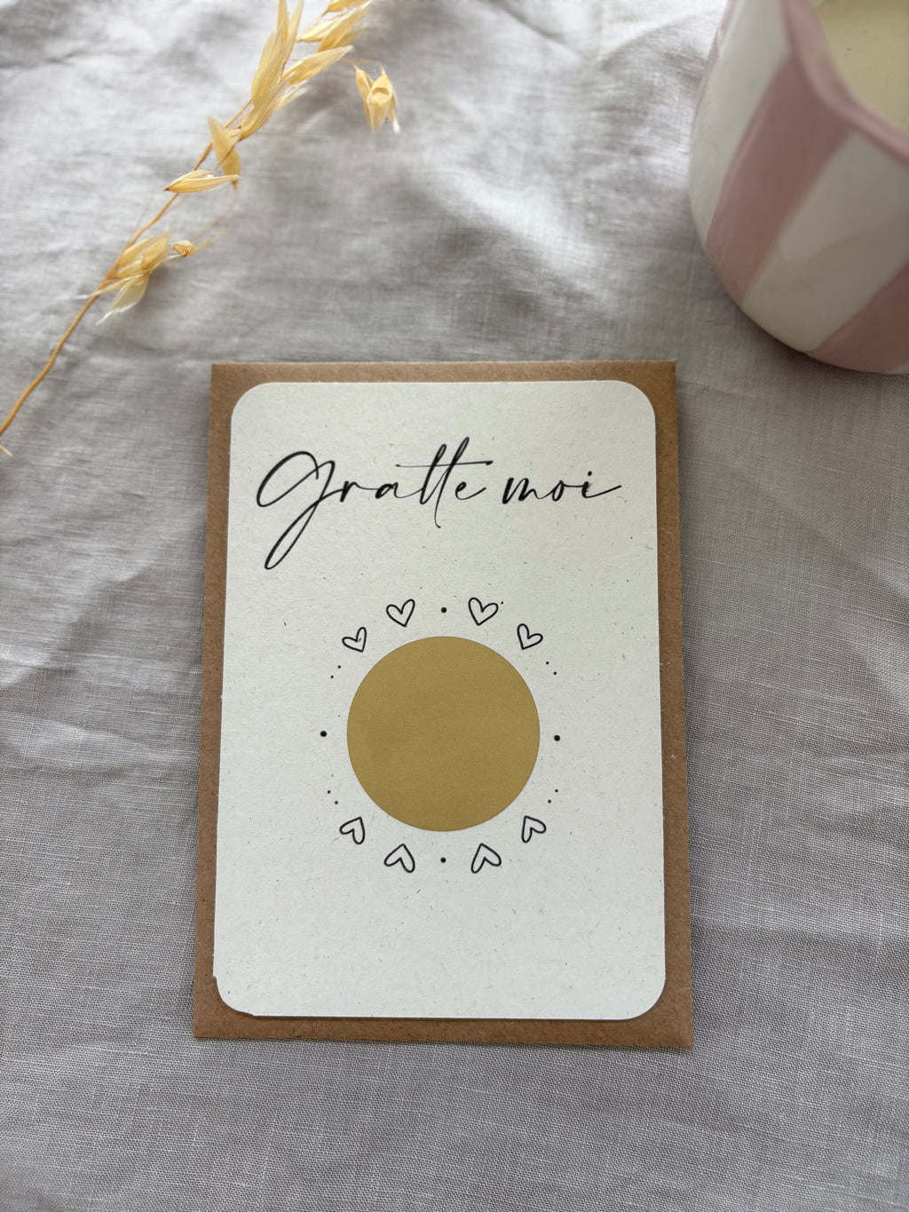 Carte à gratter personnalisable - Gratte moi