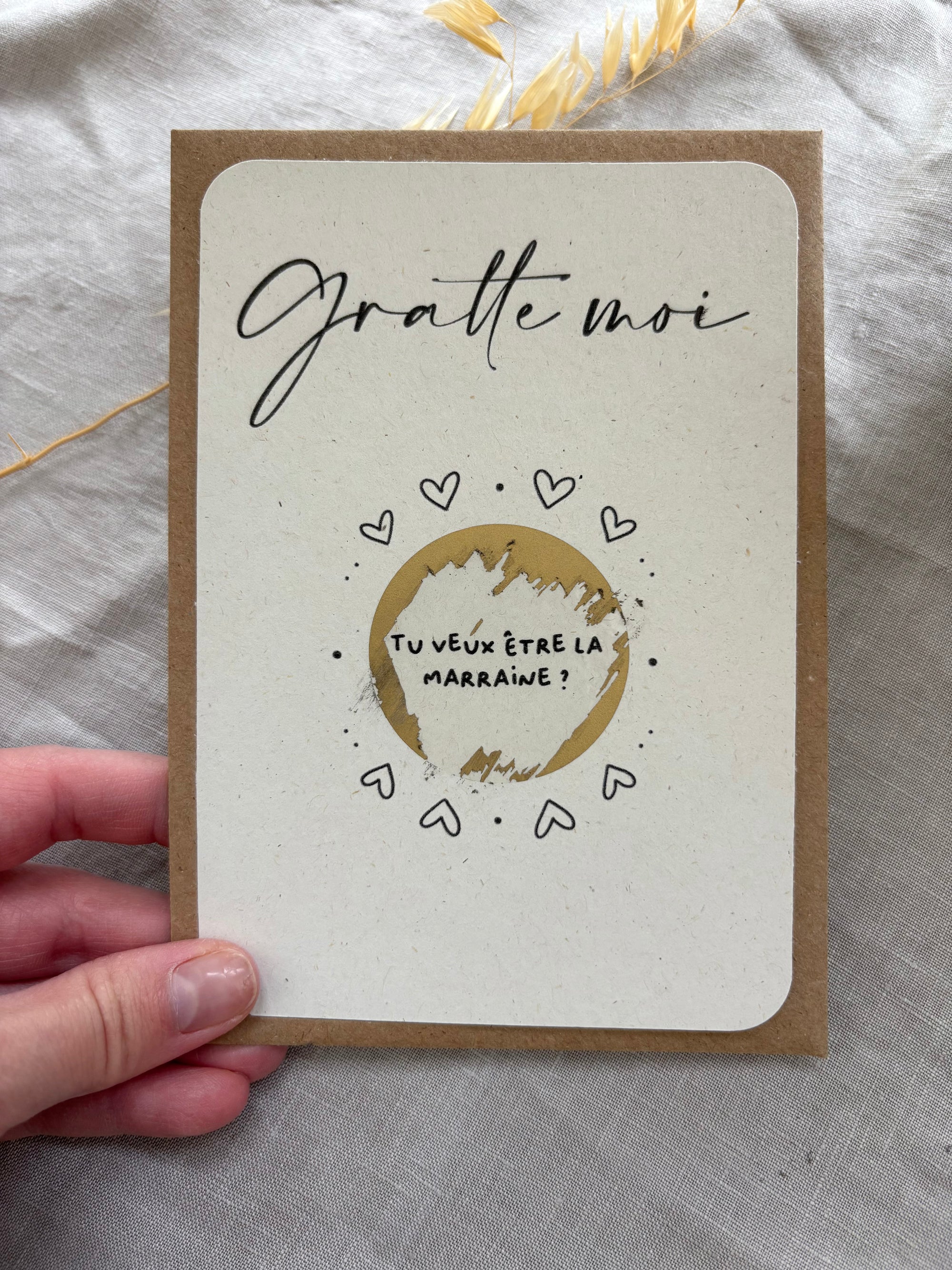 Carte à gratter personnalisable - Gratte moi