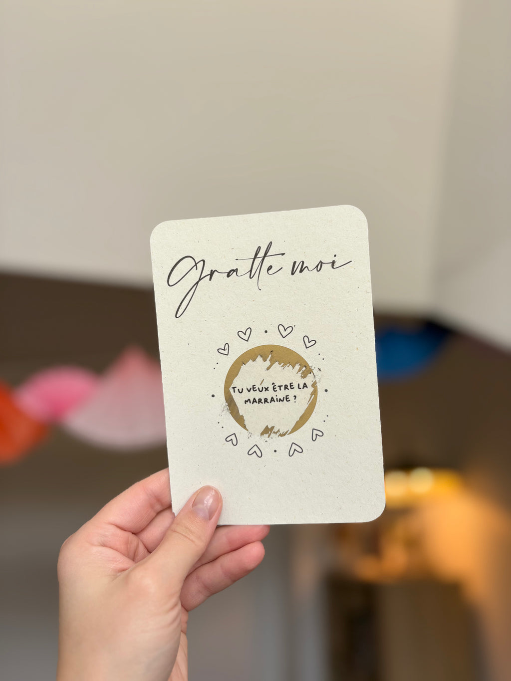 Carte à gratter personnalisable - Gratte moi