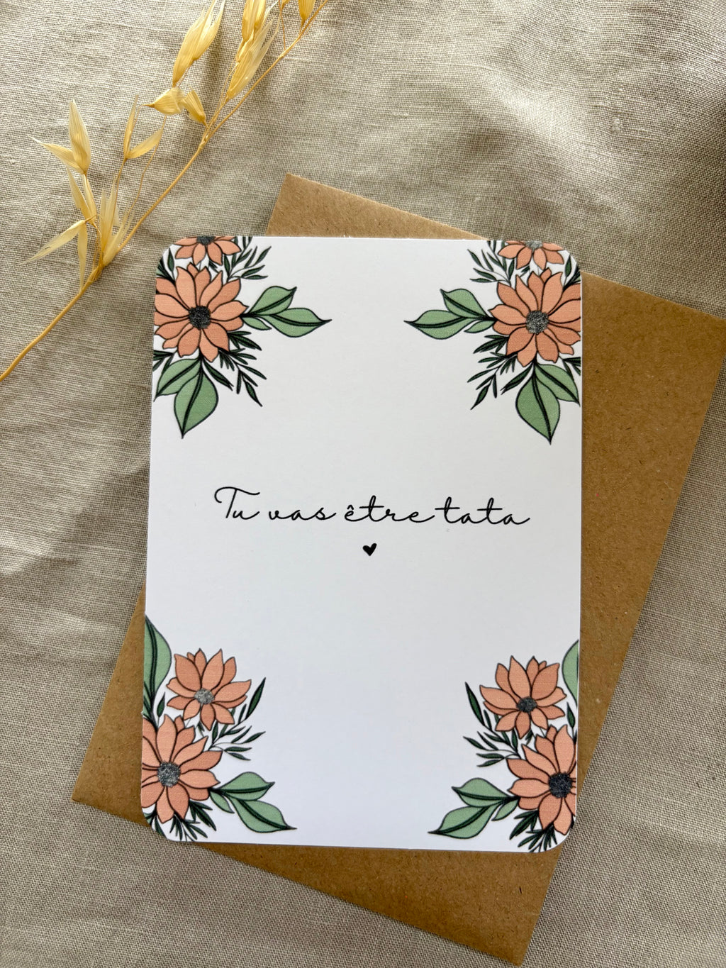 Carte - Tata Fleurie