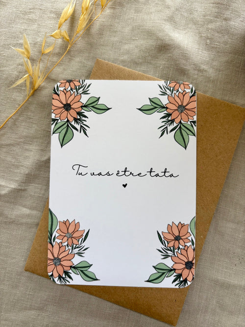 Carte - Tata Fleurie