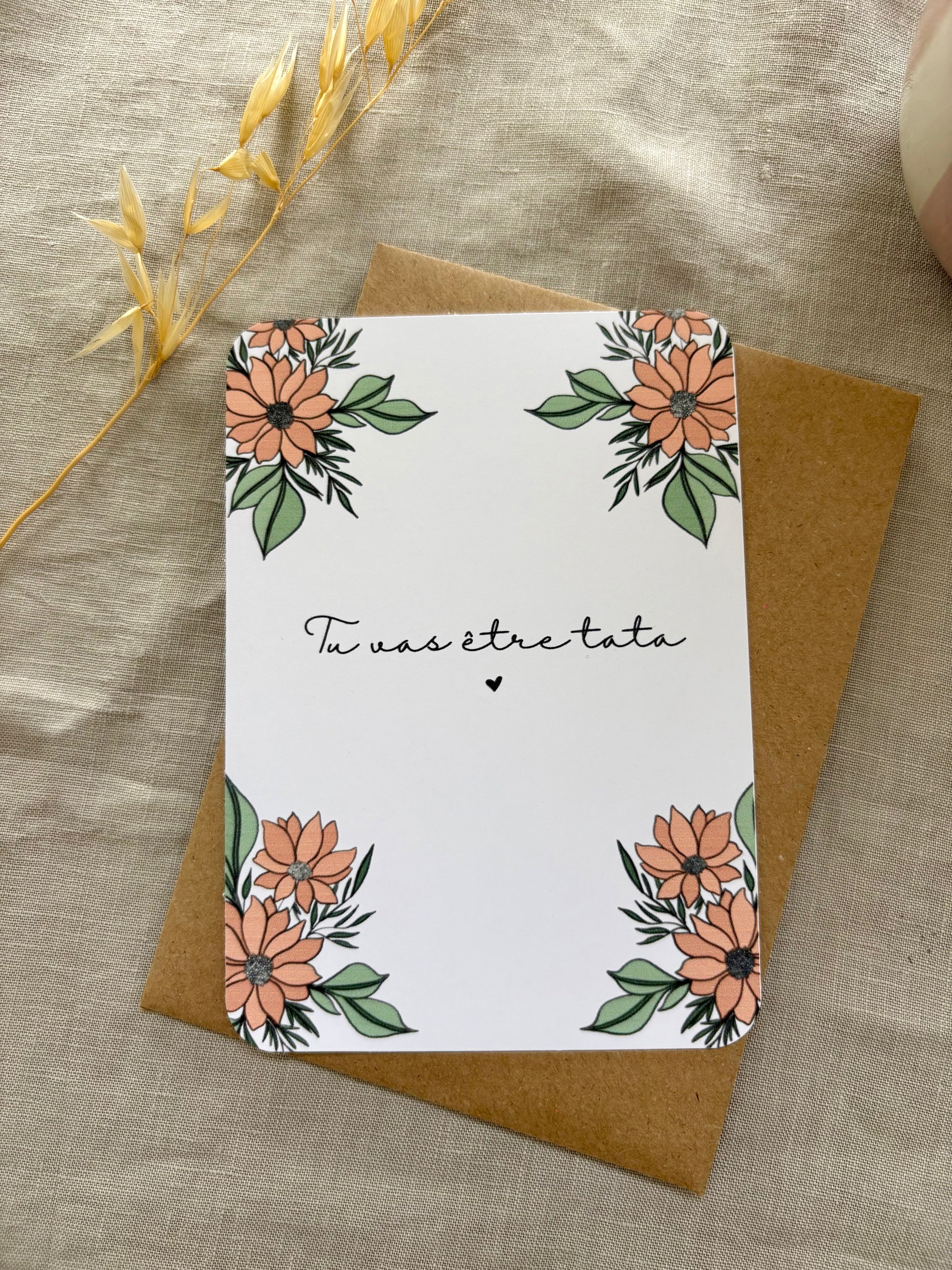 Carte - Tata Fleurie