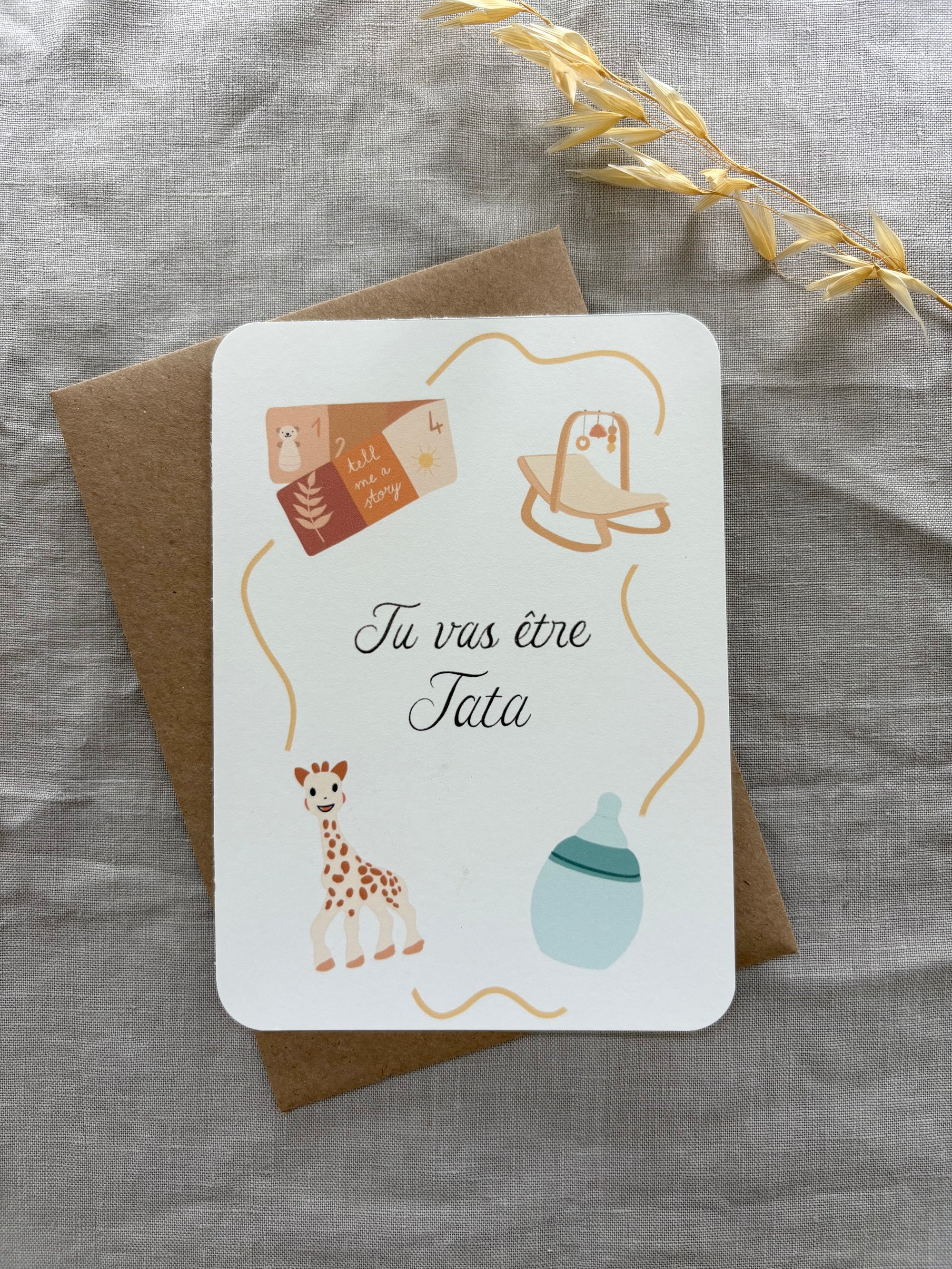 Carte - Tu vas être tata