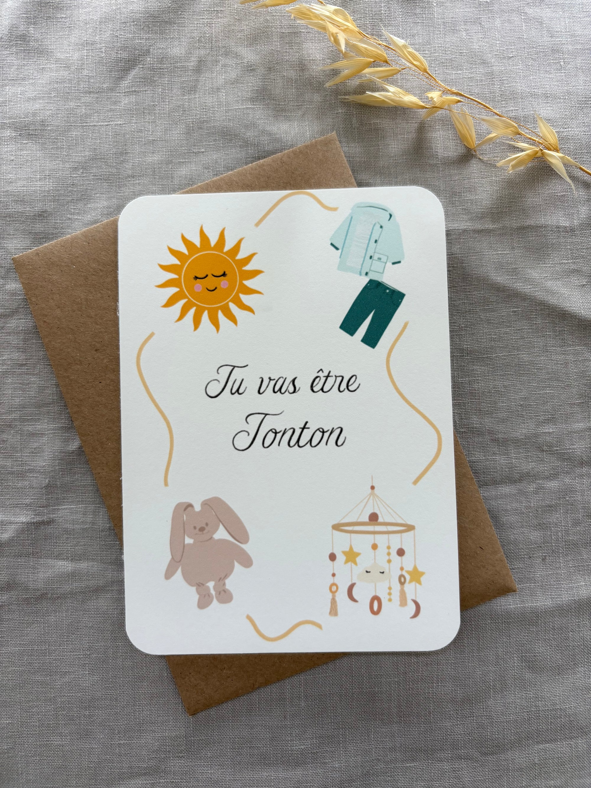 Carte - Tu vas être tonton