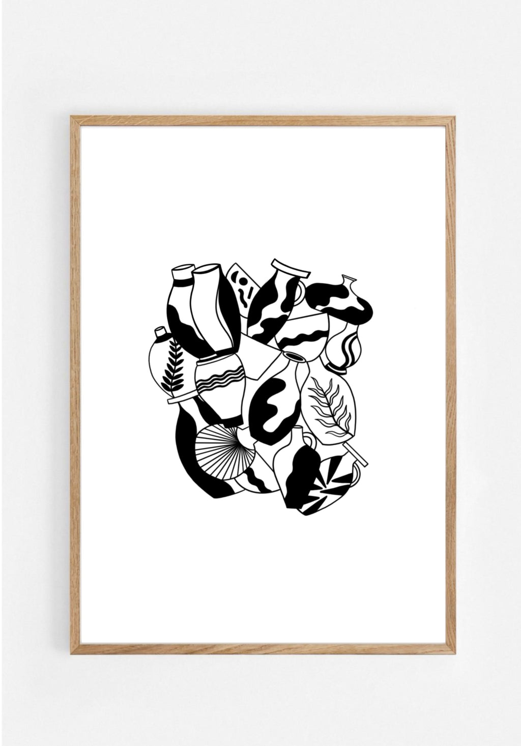 Print - Les vases en cascade