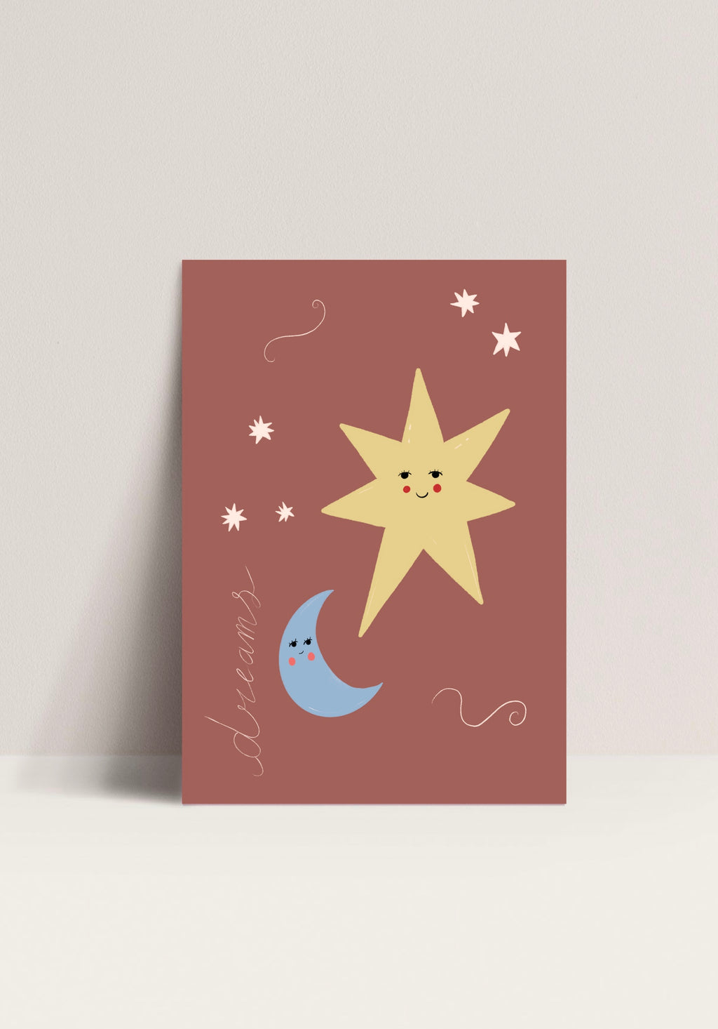 Print - Moon and Star